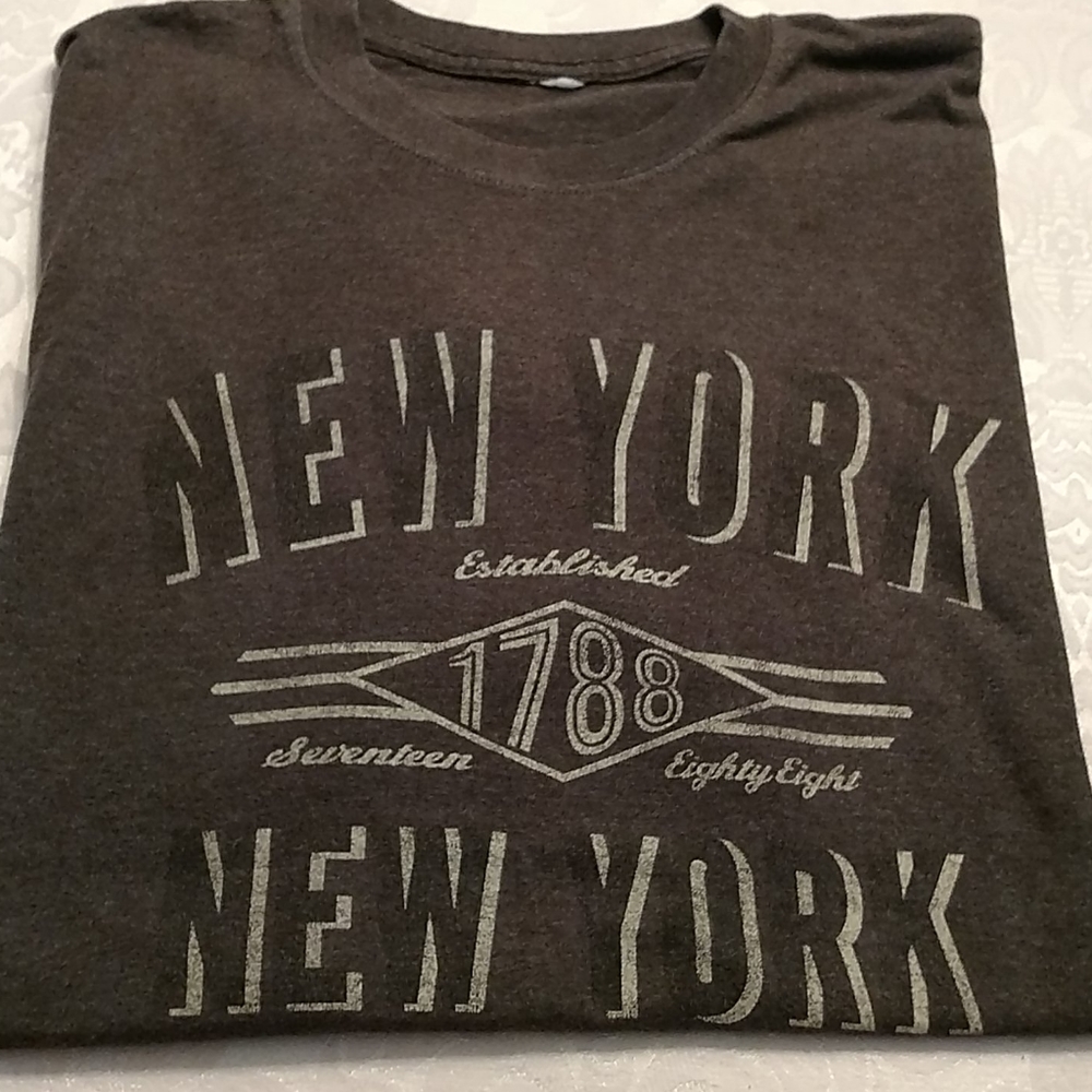 New York T shirt, gray in XLarge